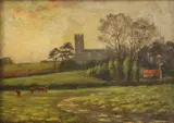 Charles Baxter Nurse, Untitled, oil on canvas board slip frame 25.4 x 35.4cm Provenance: Fred Dubery’s studio wall.