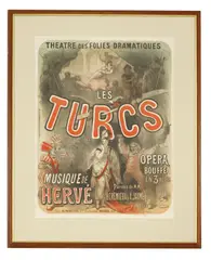 Untitled by Jules Chéret, THÉÂTRE DES FOLIES DRAMATIQUES Lithograph in colours, sold Oct 2019