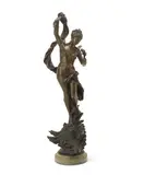 Luca Madrassi, patinated bronze figure of Venus, patinated bronze