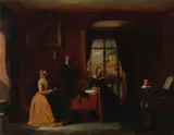 Edward Villiers Rippingille, The new coach boy, oil on canvas