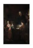 William Home Lizars, The Earl of Buchan at the orchestra, Corri's Rooms, Edinburgh, March 12 1808, oil on canvas