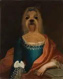 Thierry Poncelet, A lady of leisure, oil on canvas