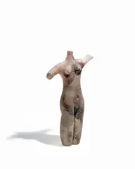 Rare Busto Femminile by Ermanno Nason, for Vetreria Gino Cenedese, glass with scavo surface treatment, sold Aug 2023
