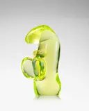 Ermanno Nason, Abstract Form, for Vetreria Gino Cenedese, uranium massello glass