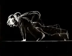 Gjon Mili, Selected Stroboscopic Images, 1943, 2 gelatin silver prints