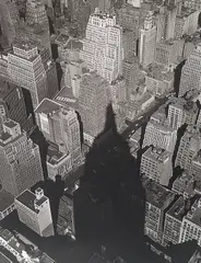 Edward Pfizenmaier, Empire State Building Shadow, N.Y.C., 1949, Platinum-palladium print