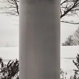 Winter Landscape (Pillar and tree) by Robert Mapplethorpe, 1979, photograph, sold Aug 2023