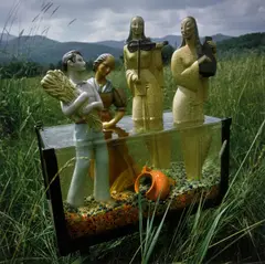 Arthur Tress, Harvest Song, Adirondack Park, NY, 1989, Dye-bleach print