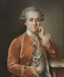 Joseph Boze, Portrait de Jean du Barry, vers 1770, Pastel sur papier
