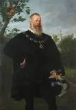 XIXe Siecle Ecole Belge, Homme en tenue d'apparat, Oil on canvas