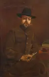 Anne Polignac, Portrait d'homme en habit, Oil on panel