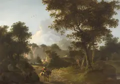 Ecole hollandaise, Paysage, Oil on canvas