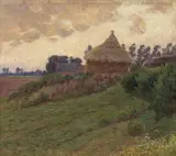 Rodolphe Wytsman, La chaumière, Oil on canvas