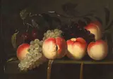 Nature morte aux fruits by Ecole Flamande du XVIIe Siecle, Oil on canvas, sold Nov 2023