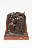 Jacques Marin, Je refuse de vous les livrer, 1919, Bronze à patine brune