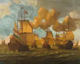 XVIIIe Siecle, Marine, Oil on canvas
