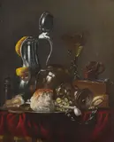 XIXe Siecle, Nature morte, Oil on canvas