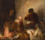 Suiveur D'Adriaen Brouwer, Scène de genre, Oil on canvas