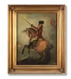 David Morier, A Hanoverian prince riding a charger, oil on canvas
