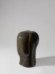 Kopf by Joannis Avramidis, 1962, Bronze mit schwarzbrauner Patina, sold Jun 2018