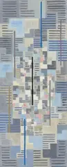 Composition # 51 by Adolf Fleischmann, 1955, Öl auf Leinwand, sold Jun 2018