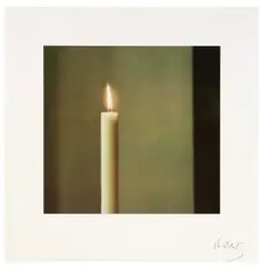 Gerhard Richter, Kerze II, 1989, Farboffset auf Papier