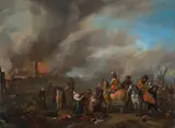 Philips Wouwerman, Plündernde Soldaten
