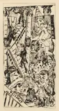 Max Beckmann, Tamerlan, 1923, Kaltnadel auf Bütten (Wasserzeichen: BSB)