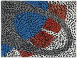 Claire Falkenstein, Untitled (Moving Points Painting I), 1968, Acrylic on canvas