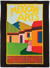 Ken Price, Untitled (from Happy's Curios), 1975, Wool wall hanging