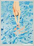 David Hockney, Munich Olympic Games, 1972, 1971, Offset color lithograph on Rives BFK