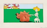 Ken Price, Untitled, 1974, Graphite, pencil, pen, and tempera on watercolor