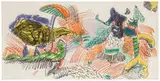 John Altoon, About Women, 1966, Oil pastel on paper