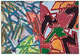 Charles Arnoldi, SB, 1987, Acrylic on paper