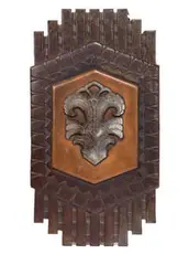 Philip H. Johnson, Plaques (2), Patinated iron and bronze