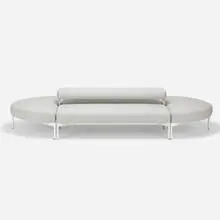Gordon Guillaumier, Freeflow seating system, 2009, enameled steel, wool