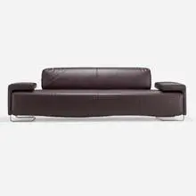 Lowland sofa by Patricia Urquiola, 2000, leather, aluminum, sold Oct 2021