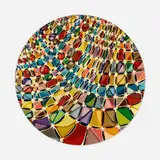 Klari Reis, The Cantenarian, 2013, mixed media on aluminium