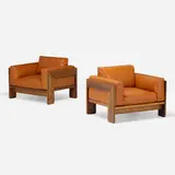 Tobia Scarpa, Bastiano chairs, pair