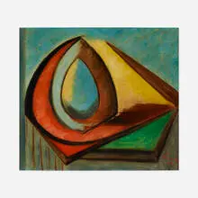 Fernando Gerassi, Untitled, 1946, oil on canvas