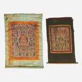 Tibetan, Thangkas, set of two