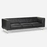 Jasper Morrison, Elan sofa, 1999, leather, stainless steel