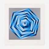 Victor Vasarely, Sette, 1988, screenprint in colors