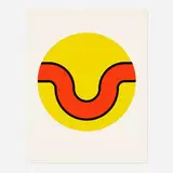 Harold Krisel, Yellow Dish, 1968, screenprint in colors