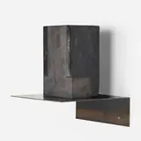 Susana Jaime-Mena, Link Black-Black, 1991, dark concrete, beeswax, pigment