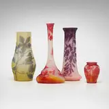 Galle, Collection of four vases