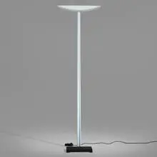 Luceplan, Torchiere, c. 1990, enameled aluminum and iron