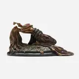 Erté, Perfume, 1984, cold-painted bronze