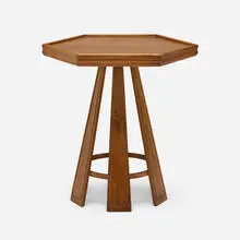 Occasional table by Modern, c. 1960, oak, sold Oct 2023
