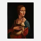 Leonardo da Vinci, Lady with an Ermine, oil on board